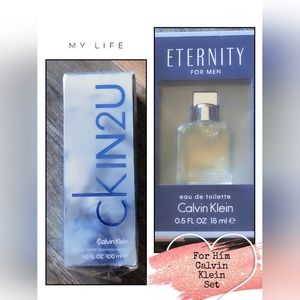 Calvin Klein For Him Cologne Set UNOPENED